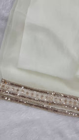 1427 Heavy Pakistani Partywear - White
