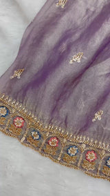 1426 Heavy Pakistani Partywear - Purple