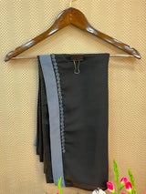 1121 The Premium Abaya - Blue Gray