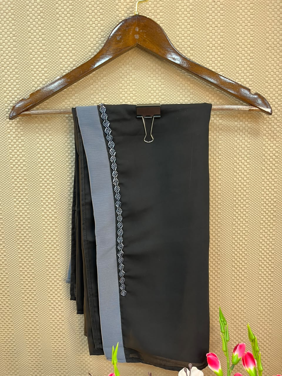 1121 The Premium Abaya - Blue Gray