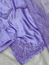 635 Mushk Farshi Set - Lilac