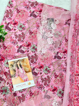 981 Unstitched Maria-B Flora Lawn Suit