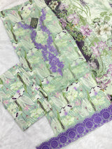885 Unstitched OG Jade Jasmine 3pc lawn suit