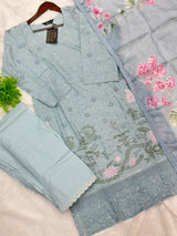 762 Readymade Pakistani Chikankari Suit
