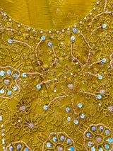 1442 Motifz Unstitched Partywear - Yellow