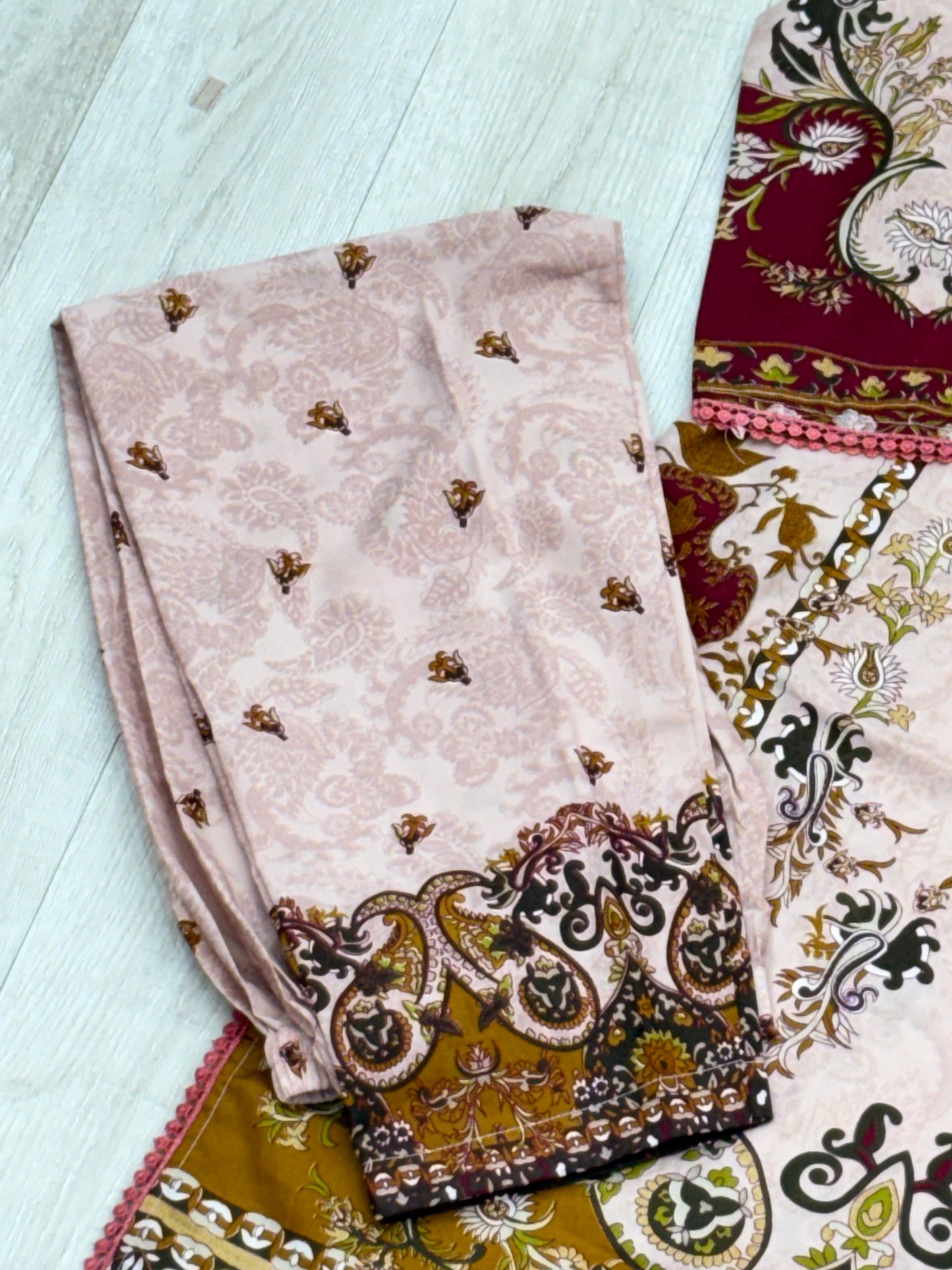 ROMANI MAHIRA 3PC EMBROIDERY SUIT code 562