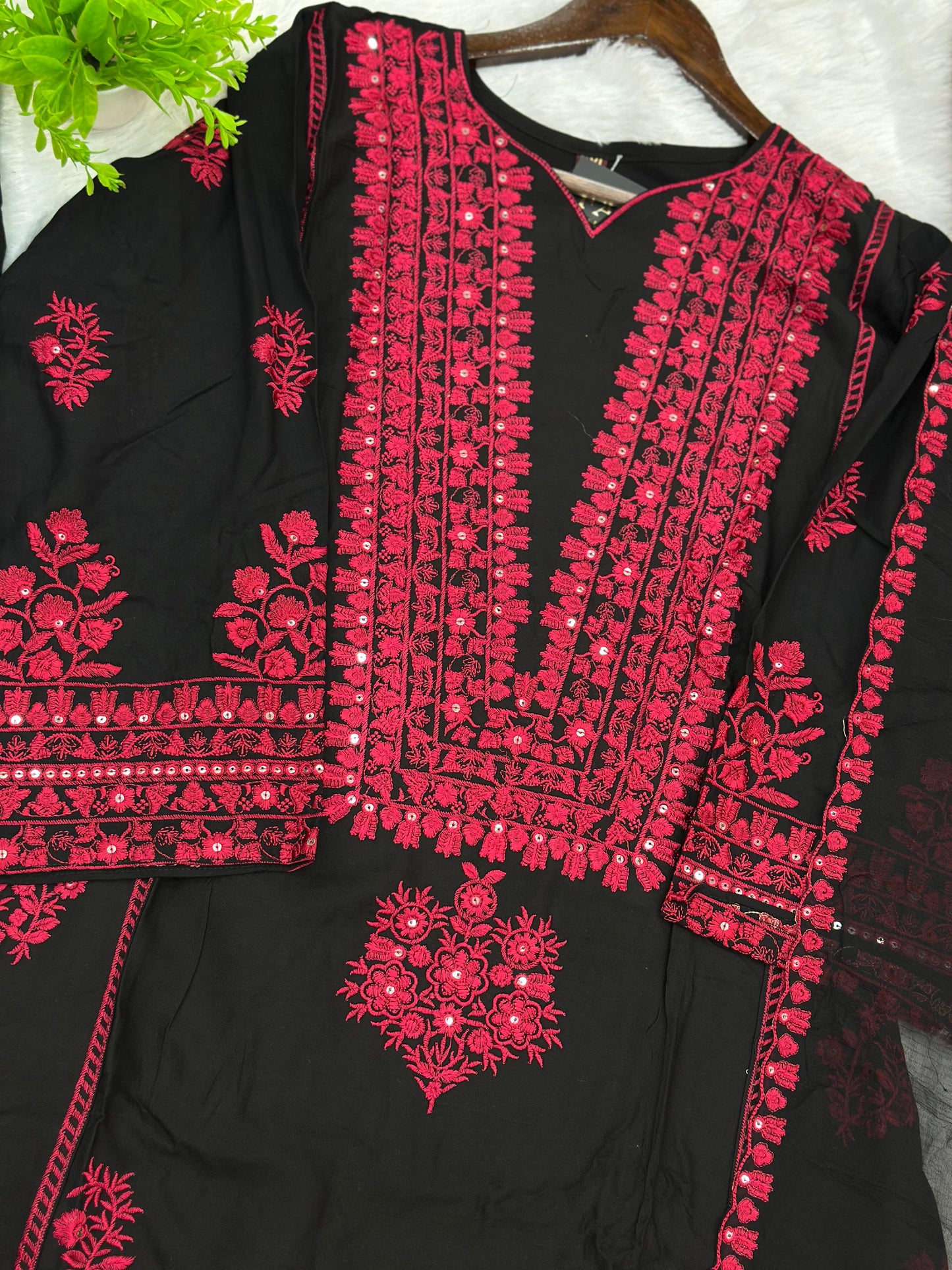 797 Readymade Pakistani Palazzo Coord-Set