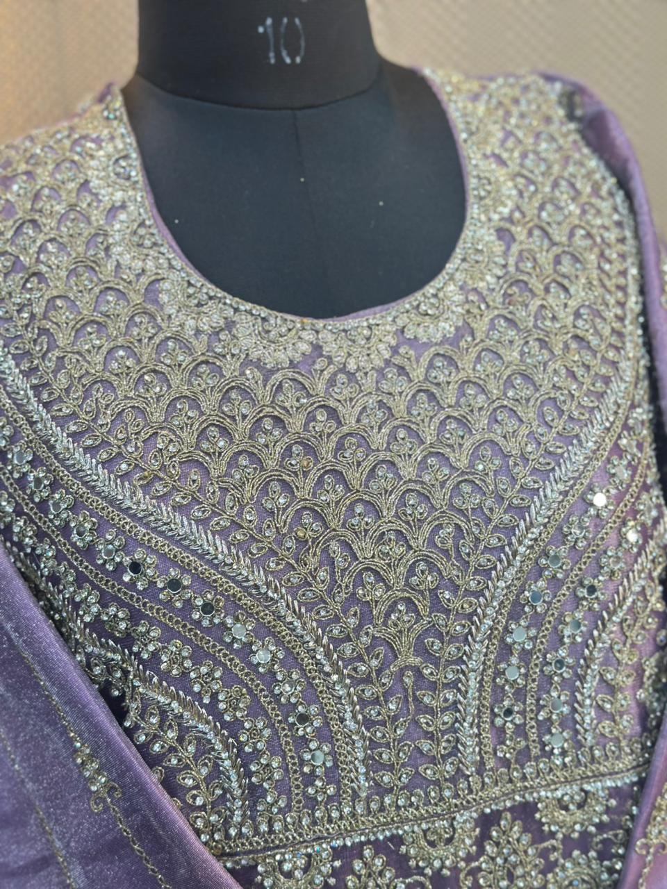 859 Readymade Anarkali Gown