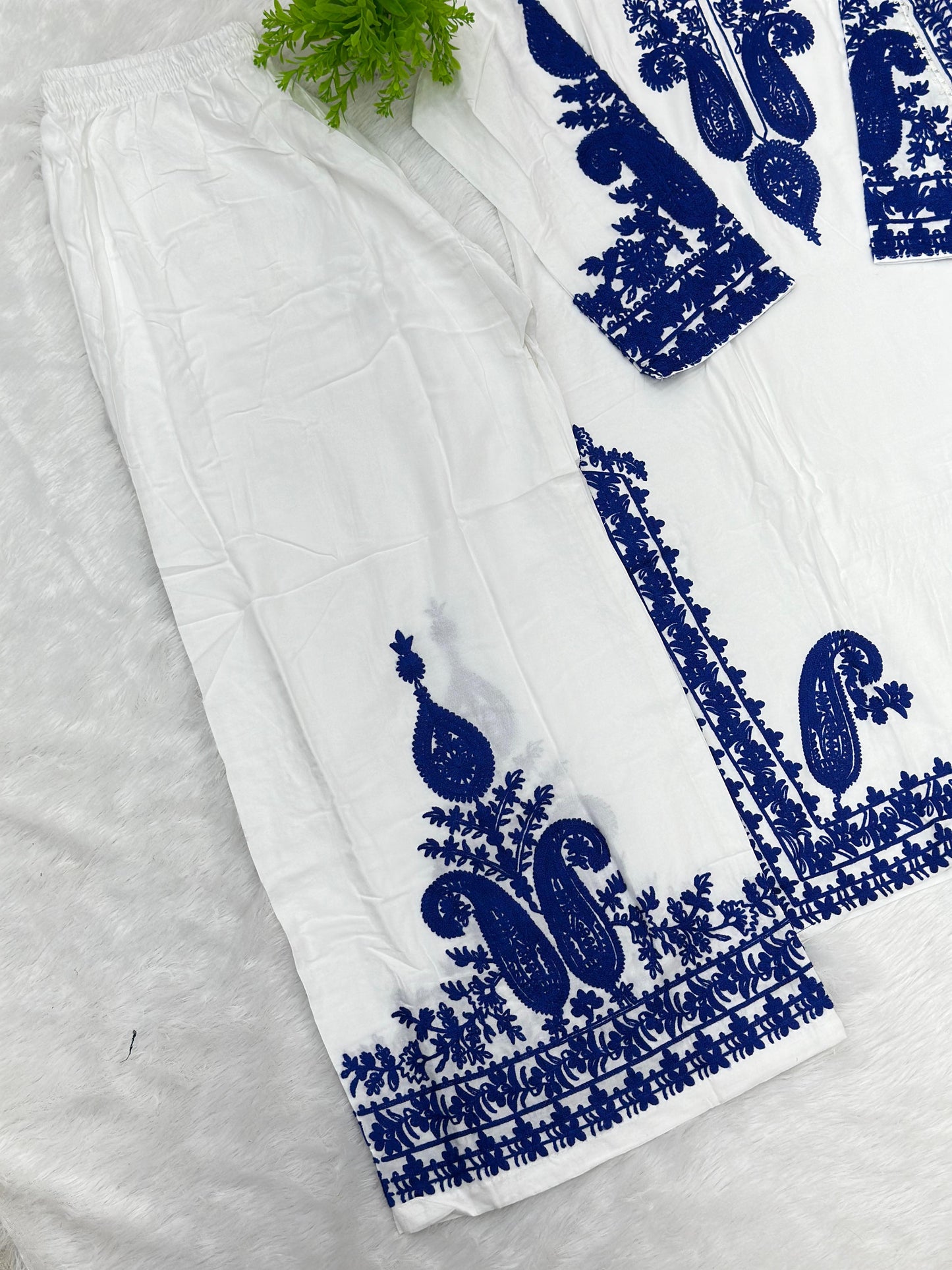808 Readymade Pakistani 3pc Palazzo Coord-Set