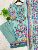 1216 Pakistani Embroidered Suit