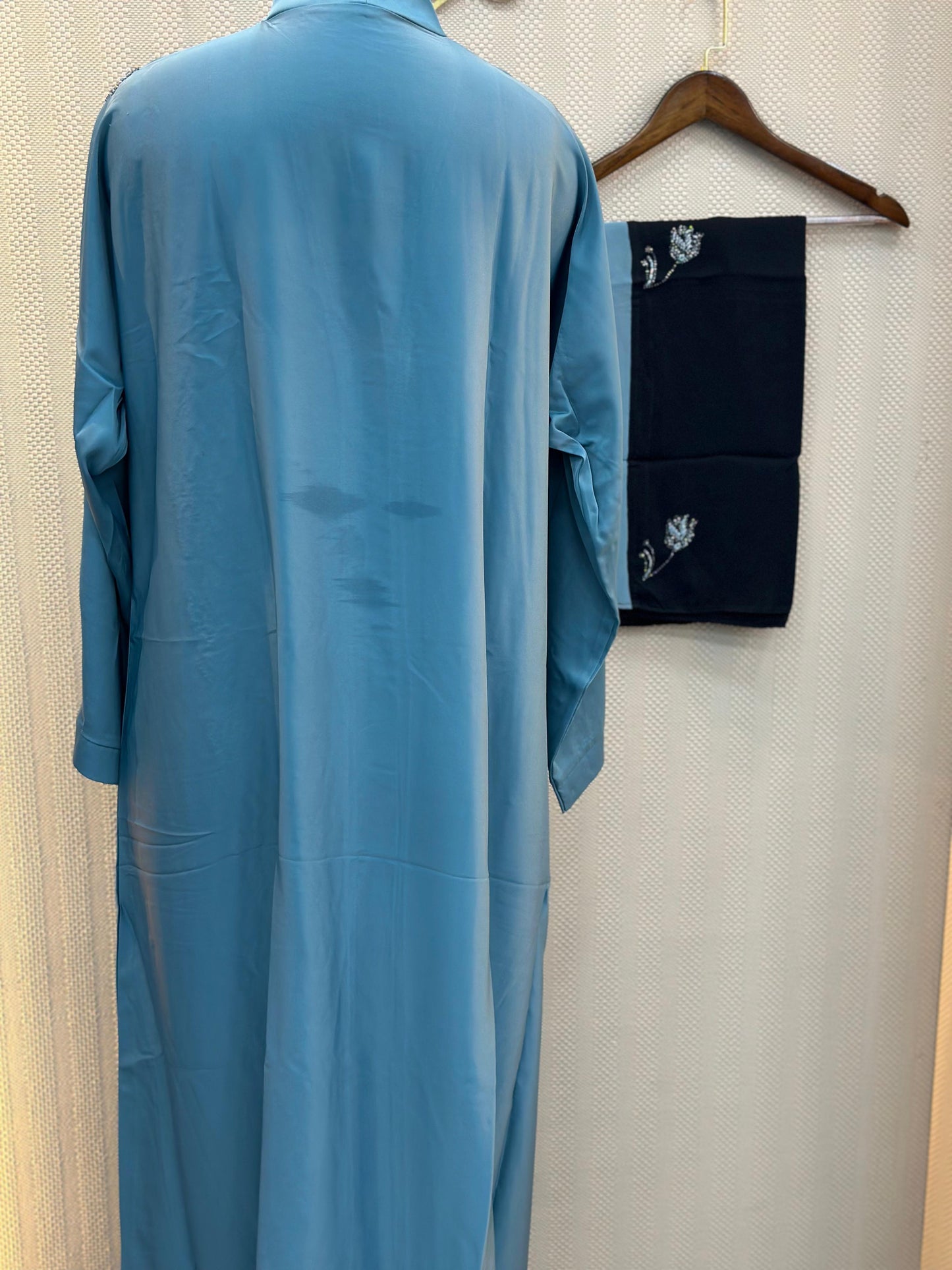 650 The Premium Abaya - Dusty Teal