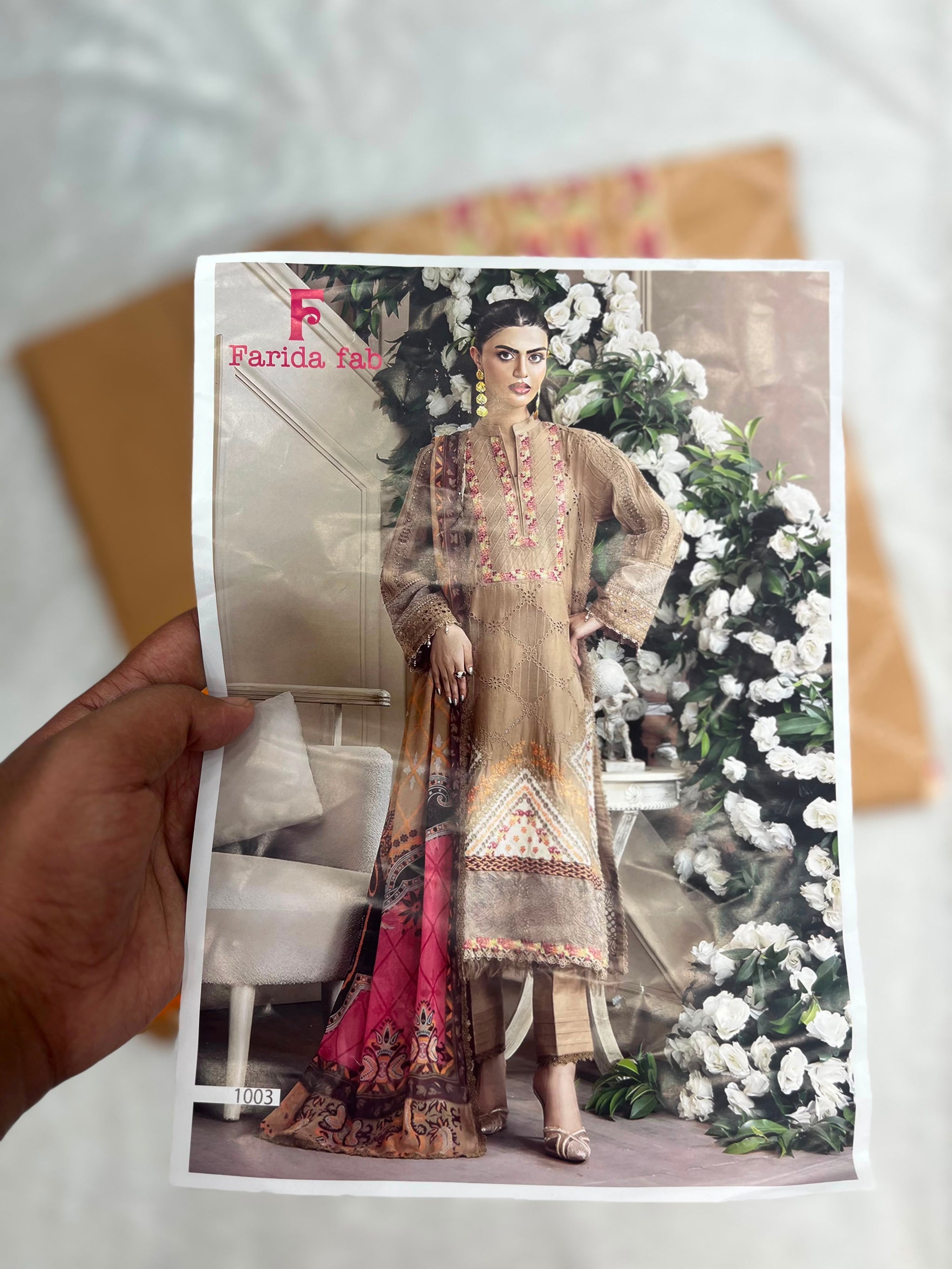 1040 Unstitched Casual Cotton Suit