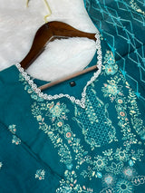 932 Pakistani Embroidered Suit