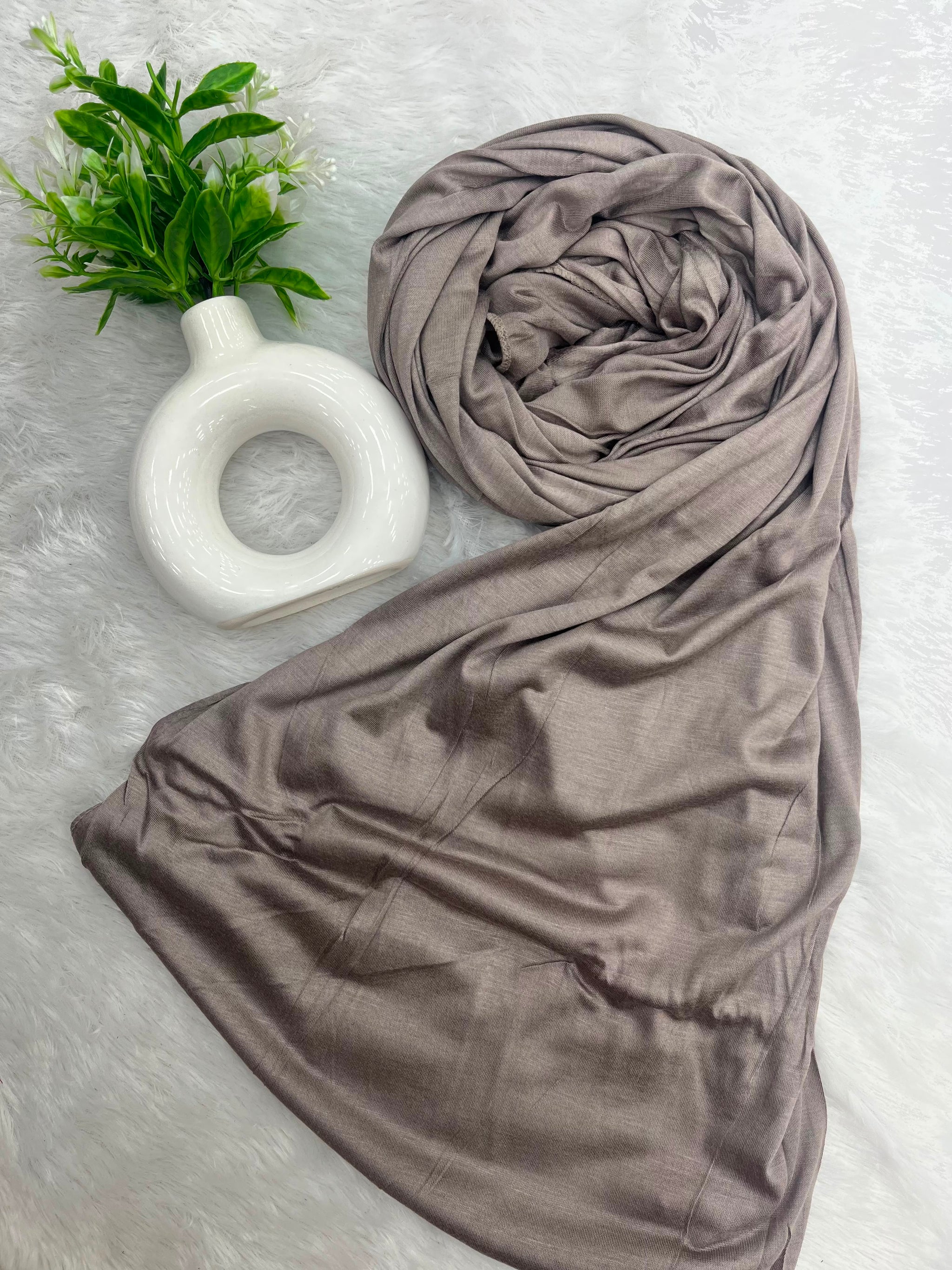 1188 Modest Jersey Hijab - Taupe