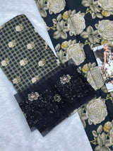 882Unstitched OG Maria.B Mprints 3pc lawn suit