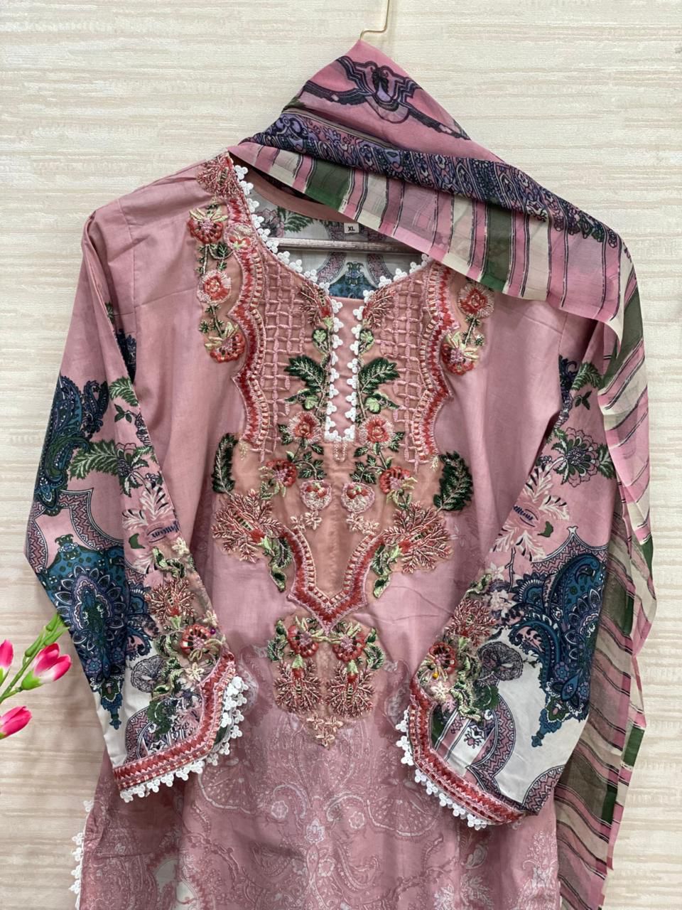 CODE 575  LAWN COTTON CUSTOMIZE SUIT