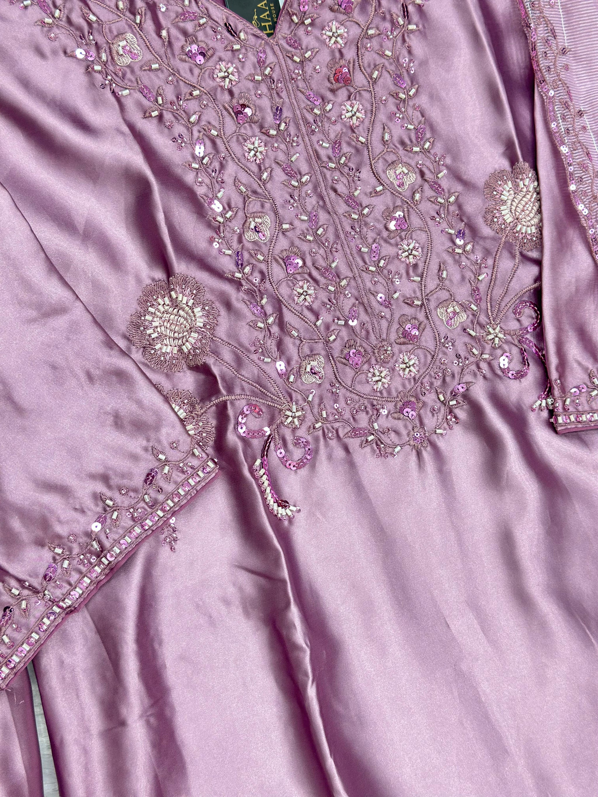 638 Mushk Farshi Set - Mauve
