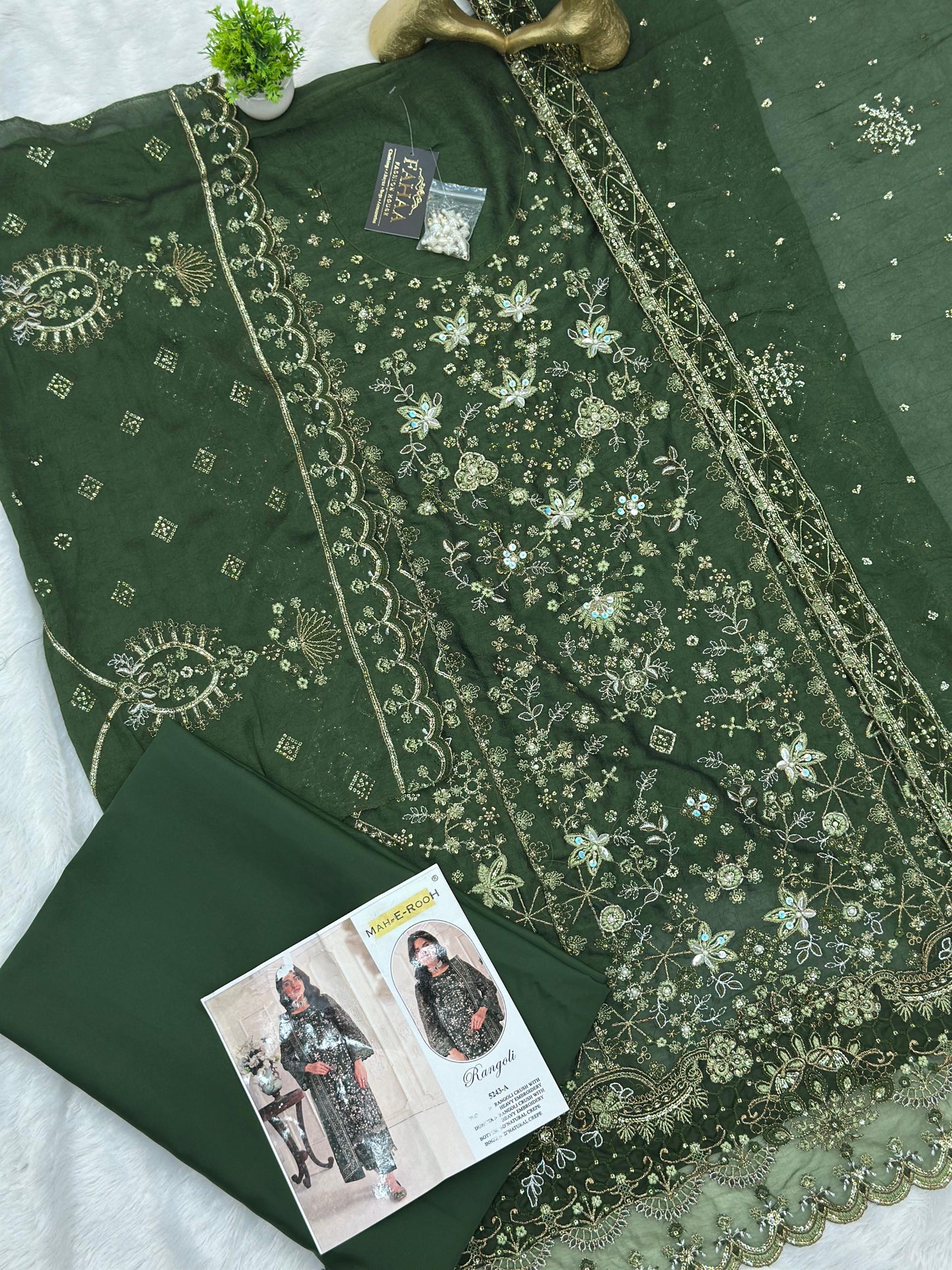 737 Mah-E-Rooh Pakistani Party Wear Unstitched
