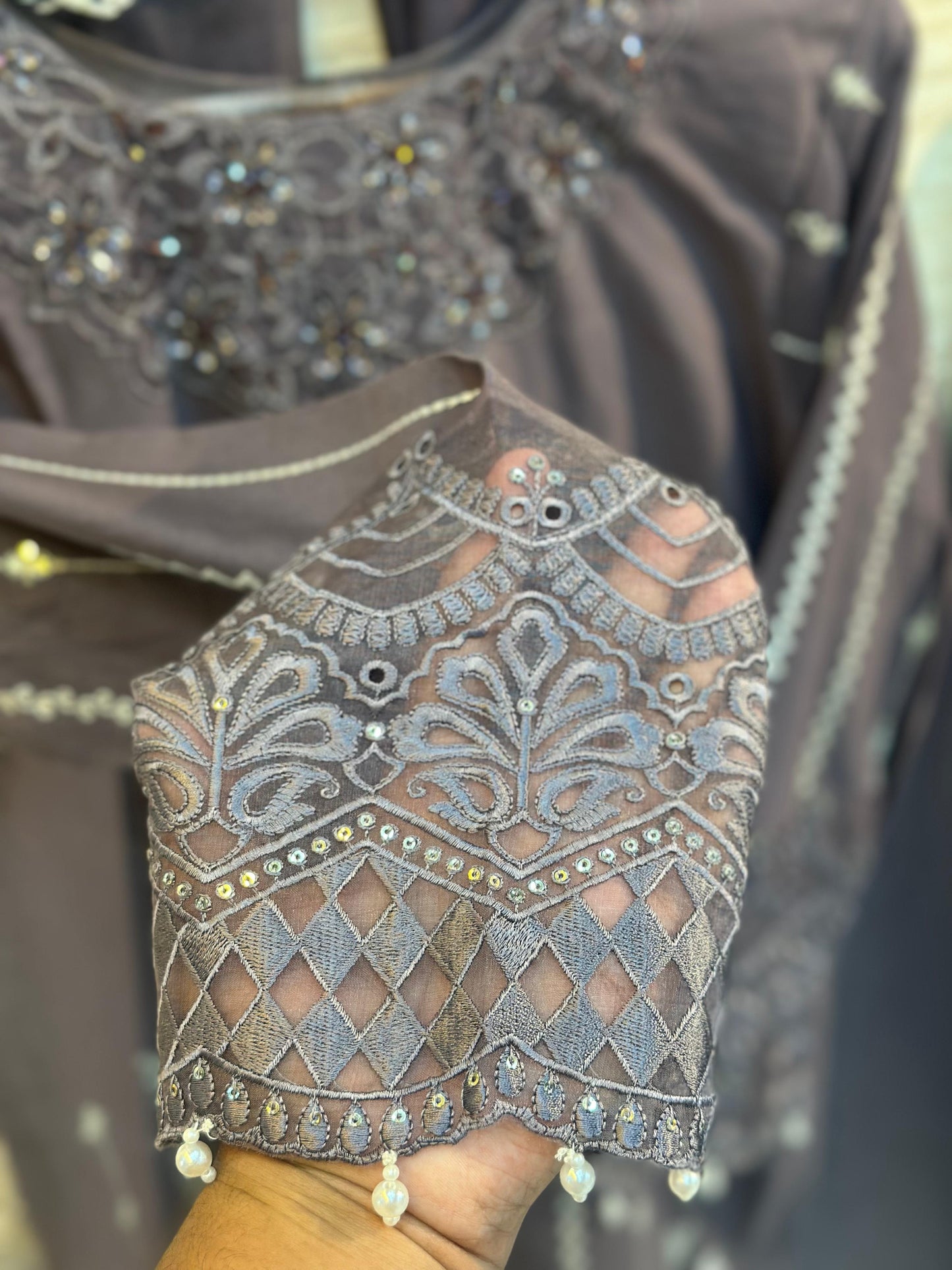 622 Premium Embroidered Pakistani Party Wear - Green