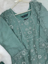 1432 Heavy Pakistani Partywear - Dusty Peach