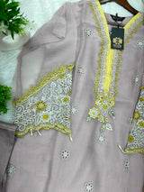 1144 Premium Pakistani Partywear - Lavender