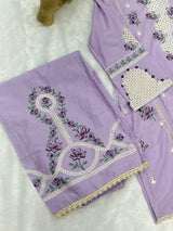 657 Premium Pakistani Lawn Cordset Set