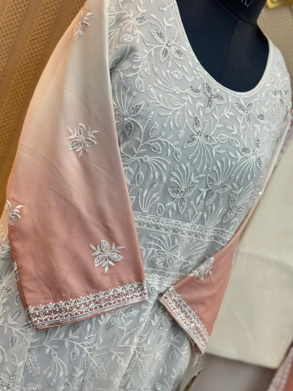 864 Readymade Anarkali Gown