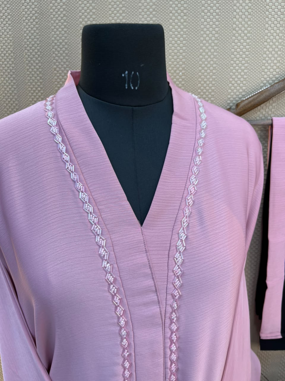 1121 The Premium Abaya - Pastel Pink