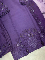 1148 Premium Pakistani Partywear - Purple