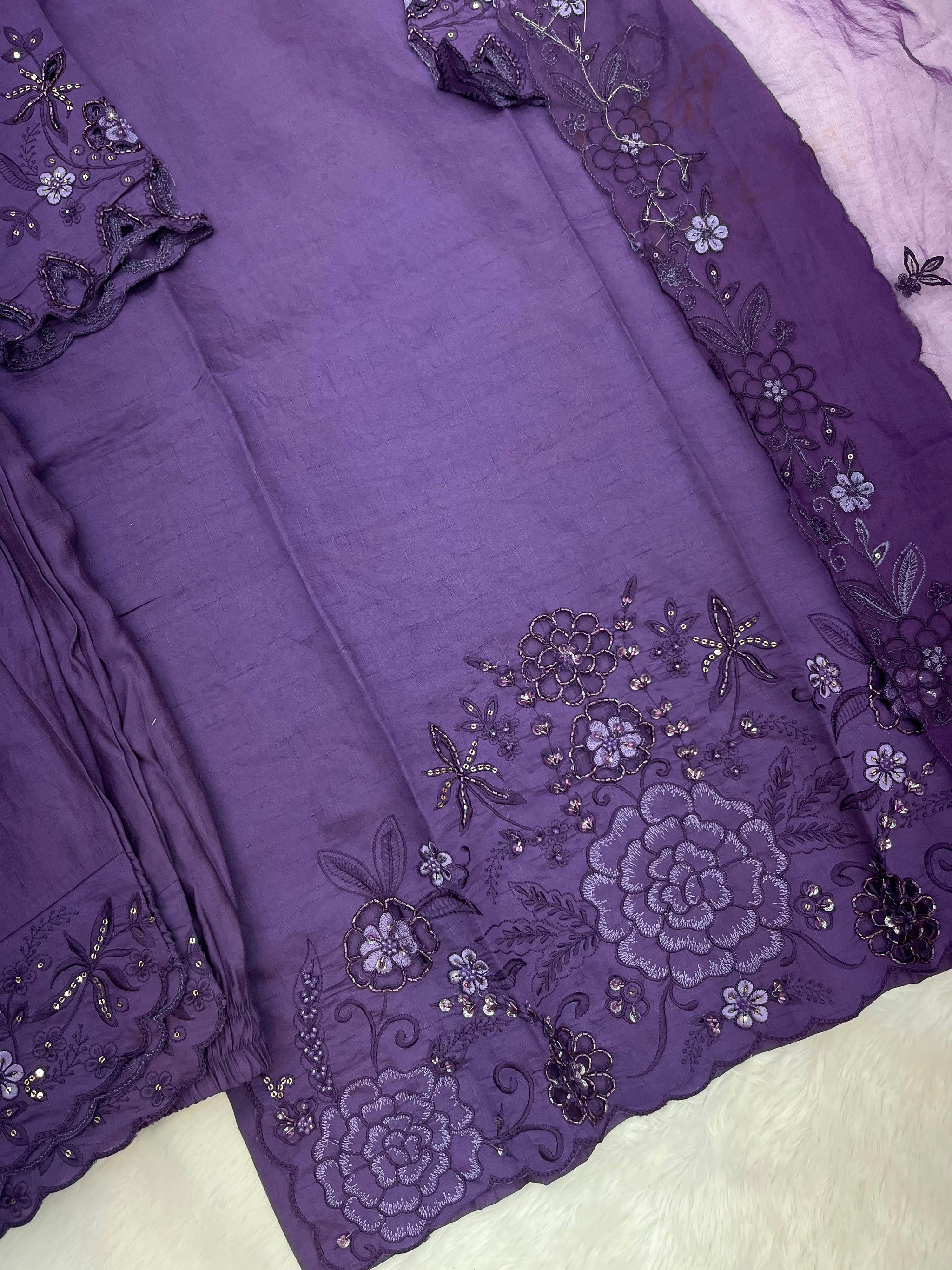 1148 Premium Pakistani Partywear - Purple