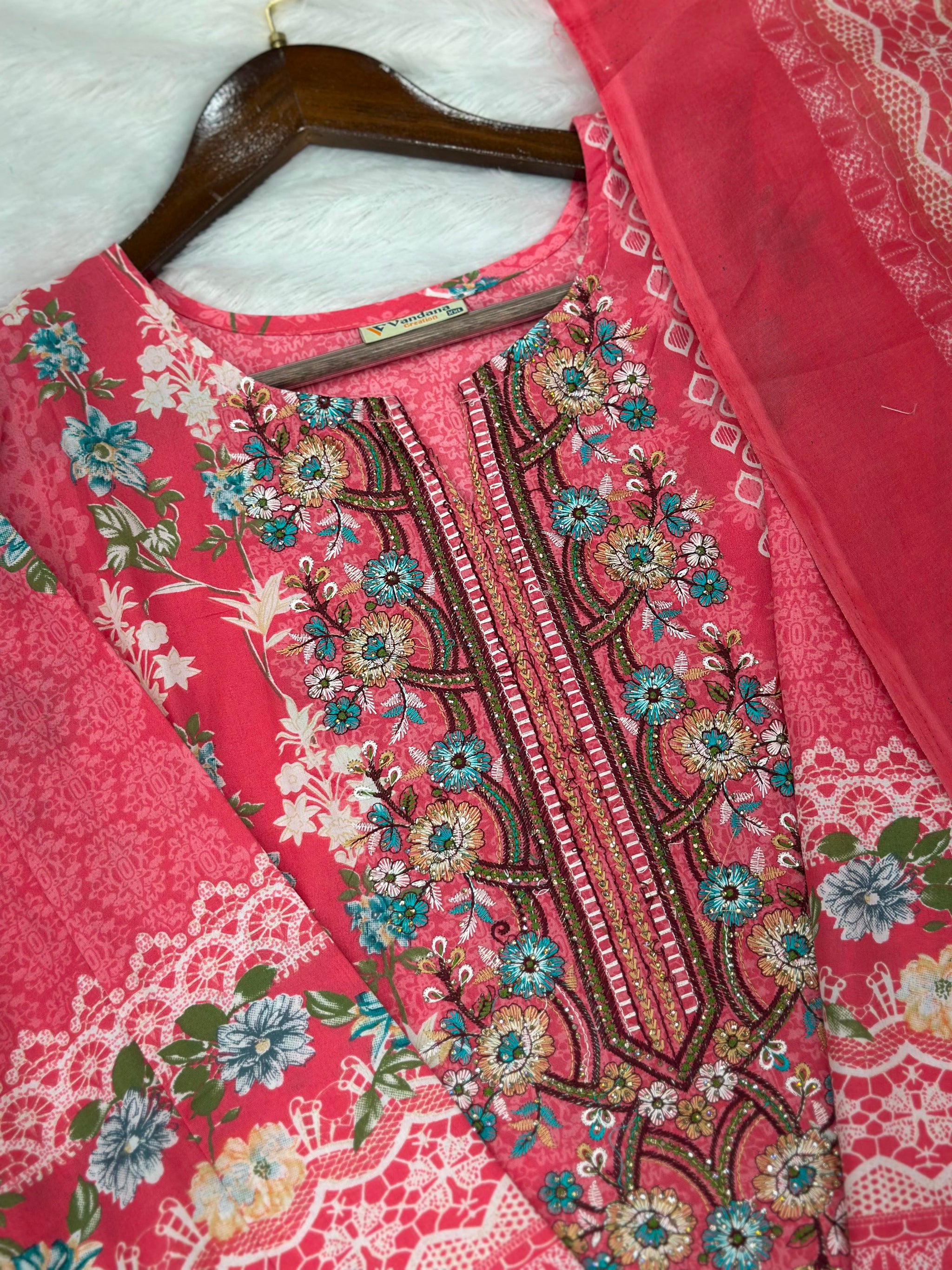 947 Pakistani Embroidered Suit