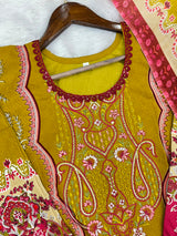 1312 Pakistani Embroidered Suit