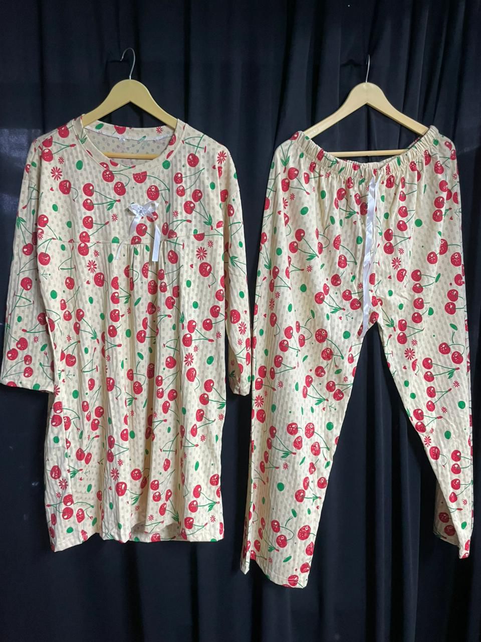 1342 Korean Bow Night Wear