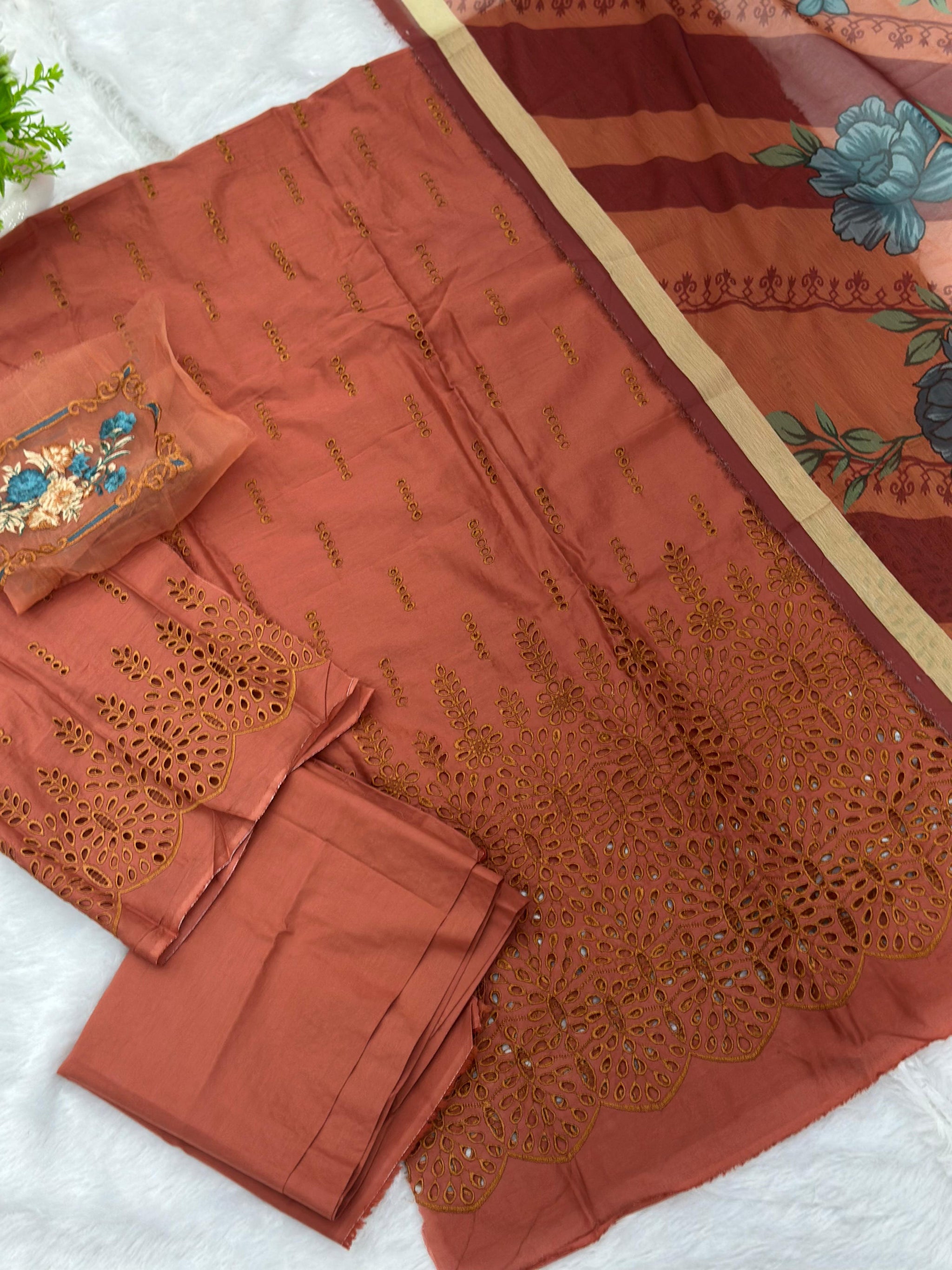 892 Unstitched OG Adan's Libas Zaria Chikankari Lawn Suit