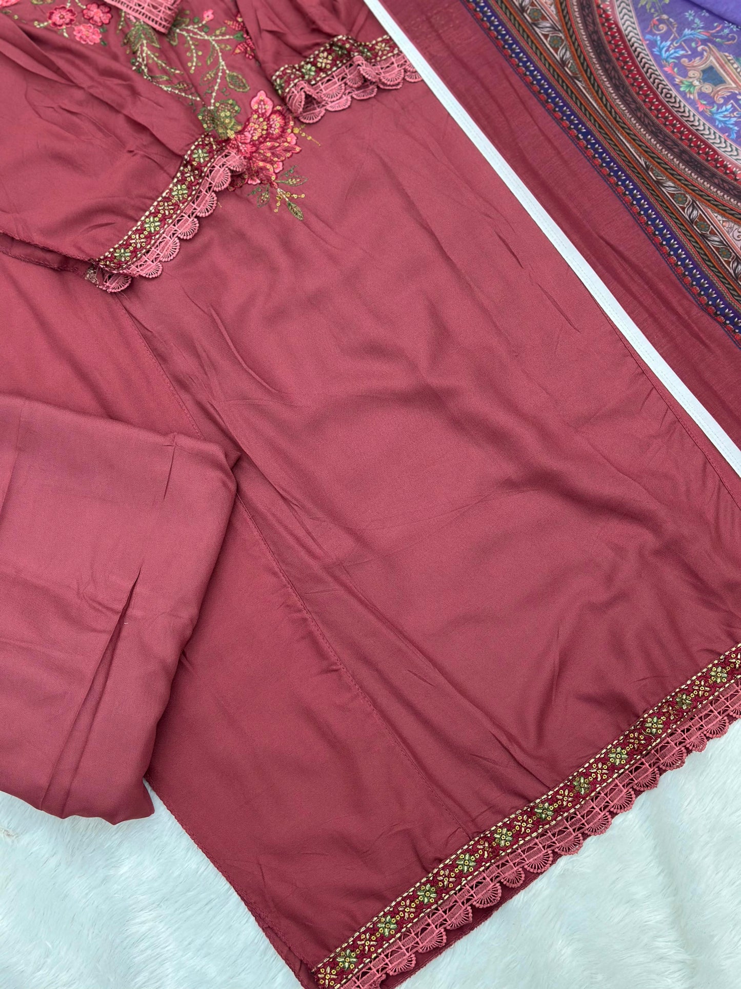 993 Unstitched Casual Lawn Suit