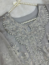 1430 Heavy Pakistani Partywear - Grey