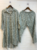 613 A-Line ryon Coord set