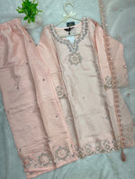 1431 Heavy Pakistani Partywear - Cream