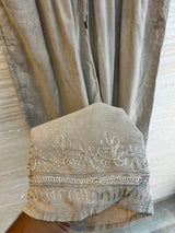 1205 Kashmiri Embroidered Coord Set - Ash Grey