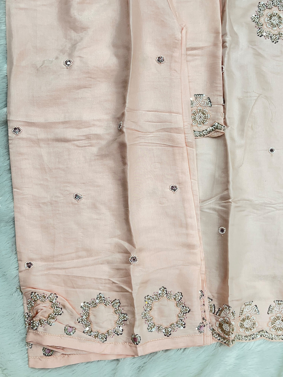 1431 Heavy Pakistani Partywear - Cream