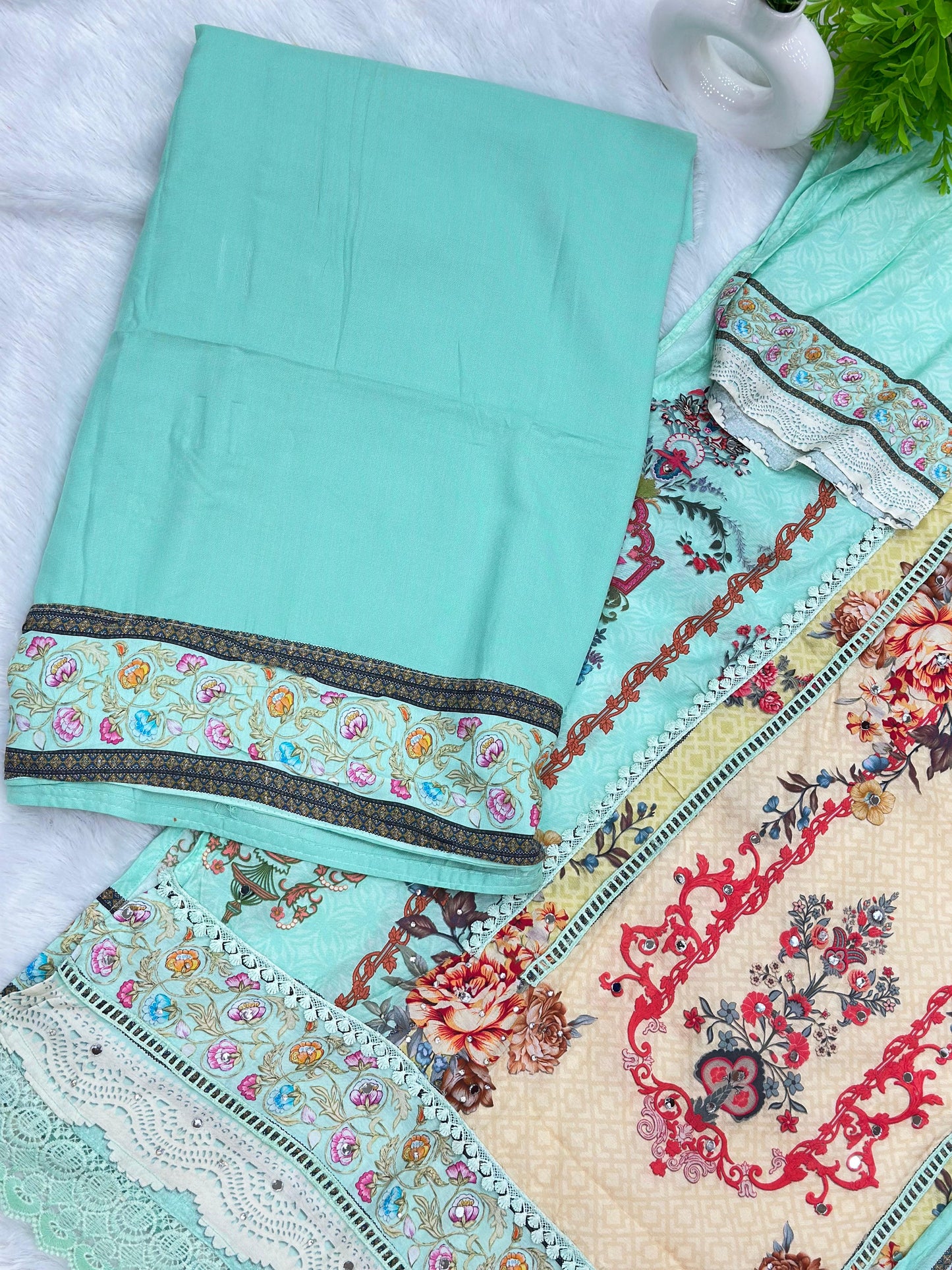 970 Unstitched Pakistani Suit
