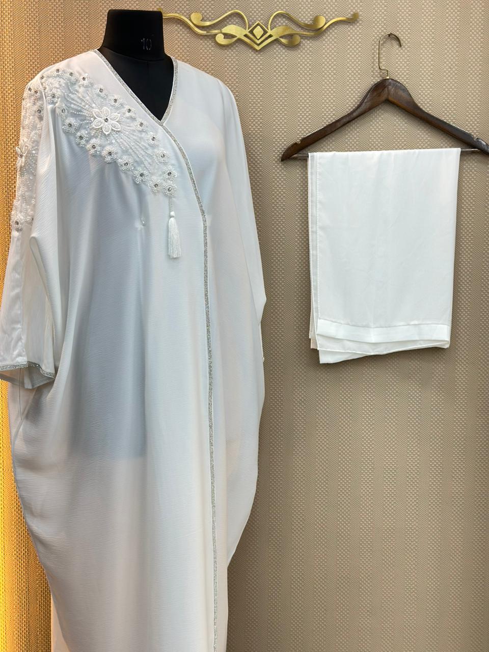 648 The Premium Abaya - Off White