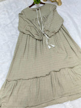 690 Casual Top - Olive Green