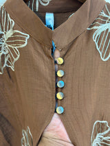 925 Modest Long Coord-Set -  Brown