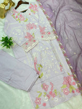 709 Pakistani Heavy Lawn Suit