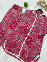 694 Casual Cordsets - Magenta Pink