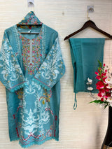 1107 Pakistani Embroidered Suit