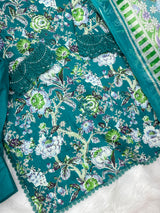 1337 Pakistani Lawn Suit - Purple