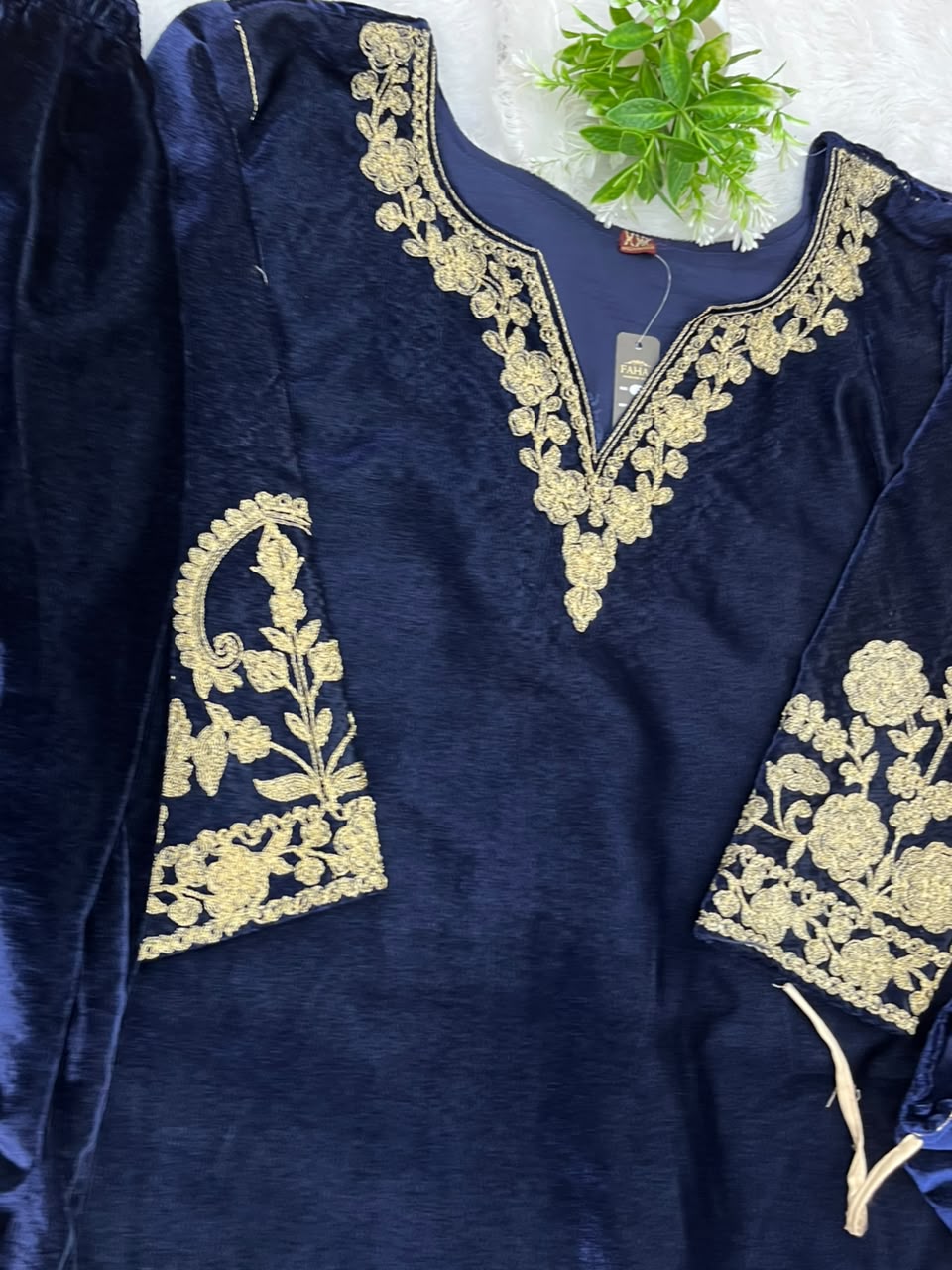 1283 Imported Velvet Coordset