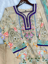 1290 Pakistani Embroidered Suit - Vandana Sobia Nazer